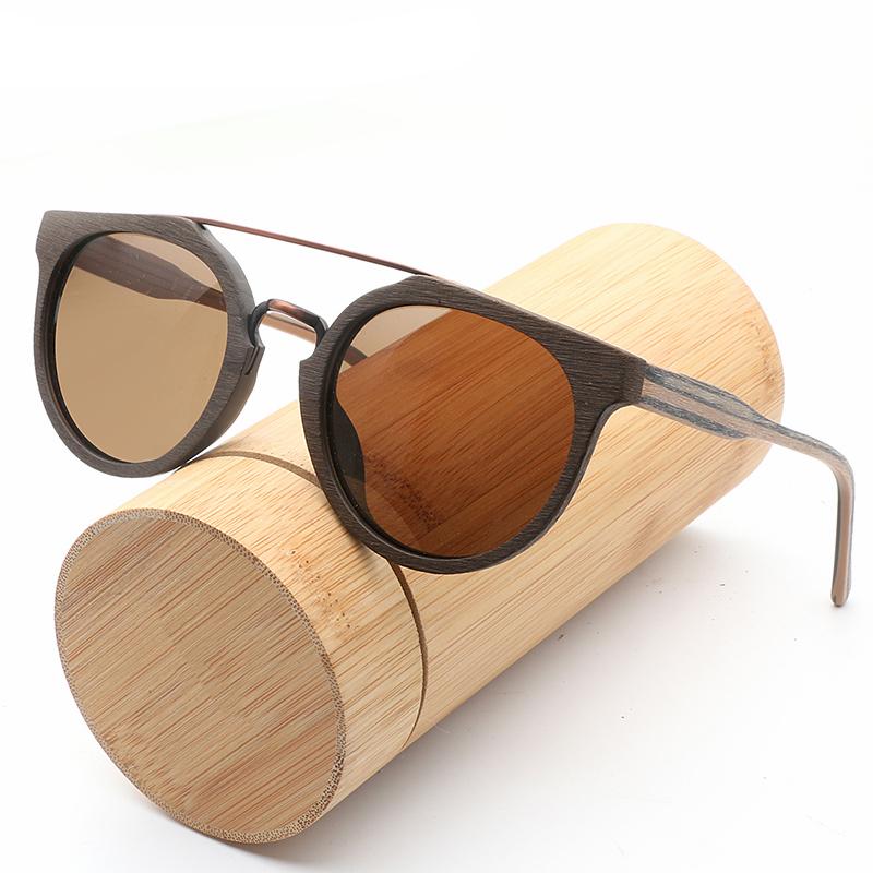 Vintage style Wooden Frame Sunglasses