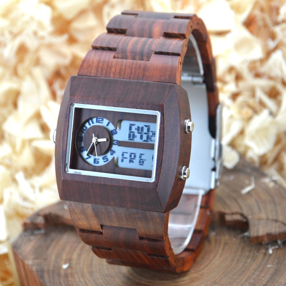 Multi function Square Case Link Watch